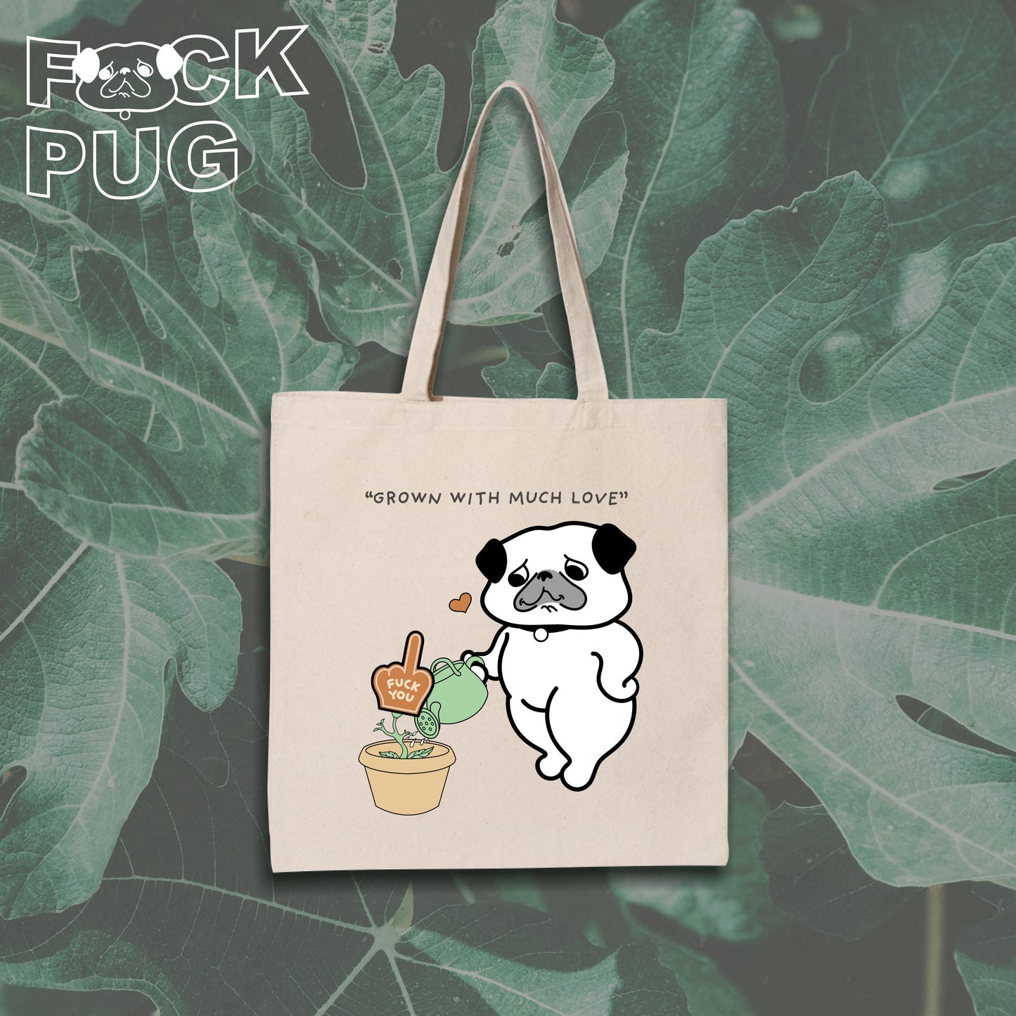 “Grown with much Love” Tote bag