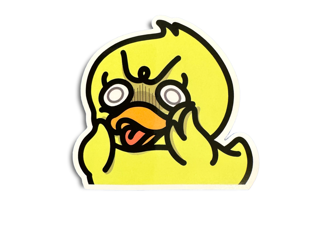 Quack Sticker Quack Quack in shock! Sticker ~FREE SHIPPING~ – FUCK PUG