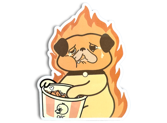 Chicken BBQ Spice Pug  ~FREE SHIPPING~