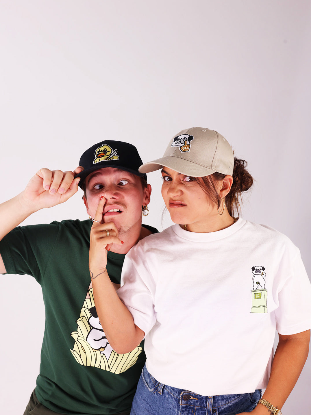 Quack Quack Cap Black