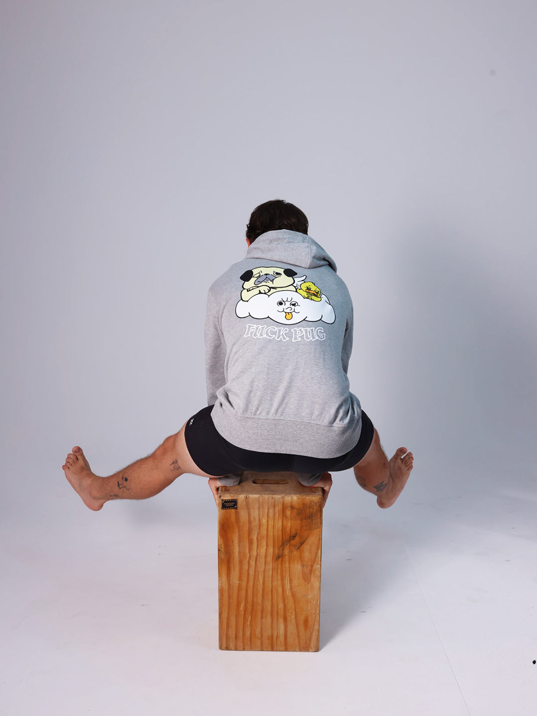 Pug, Quack & Fluffy Cloud  Hoodie